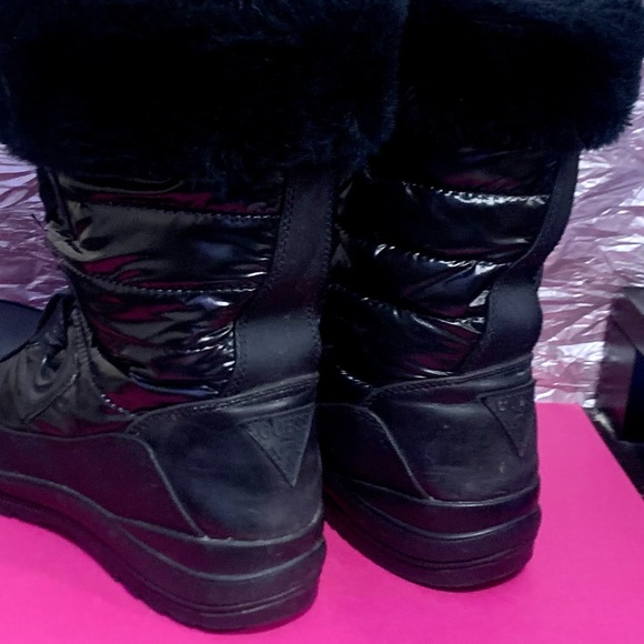 GUESS SHINY PUFFER Winter Boots size 7 - Picture 8 of 12